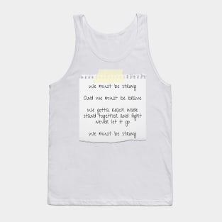 She-ra inspired opening theme song lyrics - warriors Tank Top